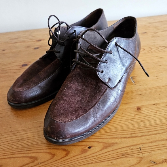 Vintage MUNRO Sport American Footwear - Shoes Leather - Suede - Brown - Picture 1 of 9